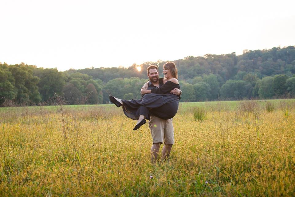 Twirling in a field