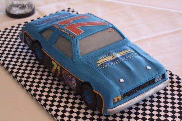 Race Car Grooms Cake