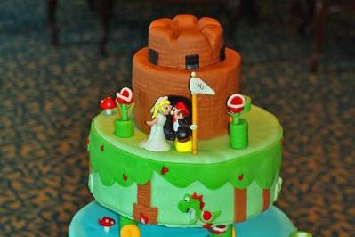 Mario Wedding Cake