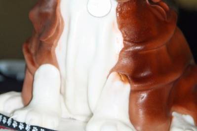 Blood Hound Dog Cake