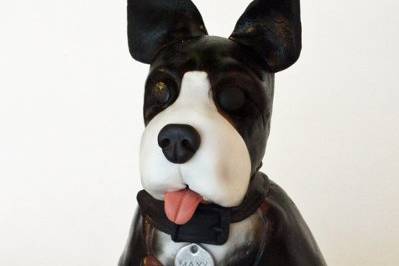 Boston Terrier Cake