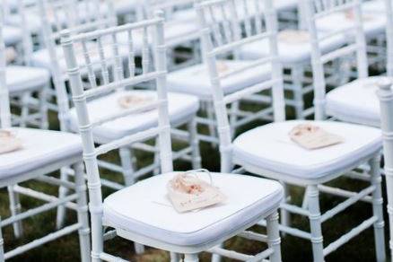 White Chiavari . Jeff Sampson Photography