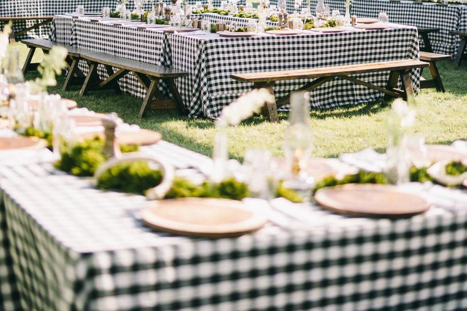 Rehearsal Dinner  Navi Trac Tent on Madeline Isalnd. Jaimee Morse Photography