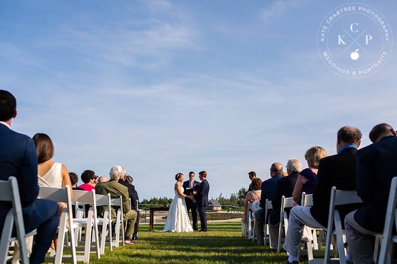 Beautiful day at the Newagen Seaside Inn near Boothbay Harbor. Photo by Kate Crabtree Photography.