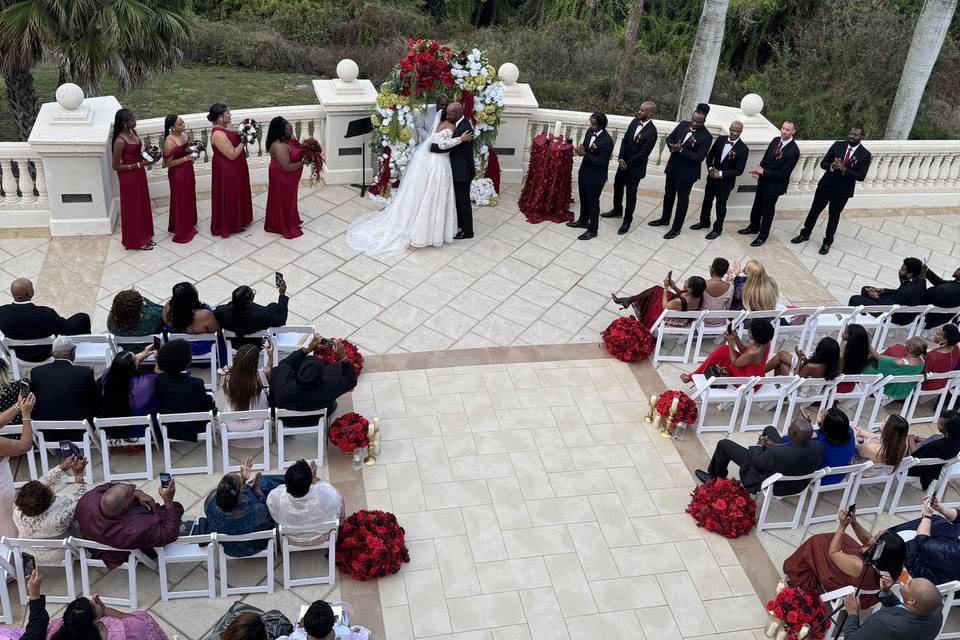 Ceremony view.