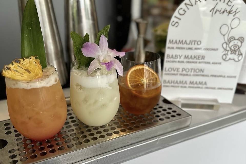 Bar services.