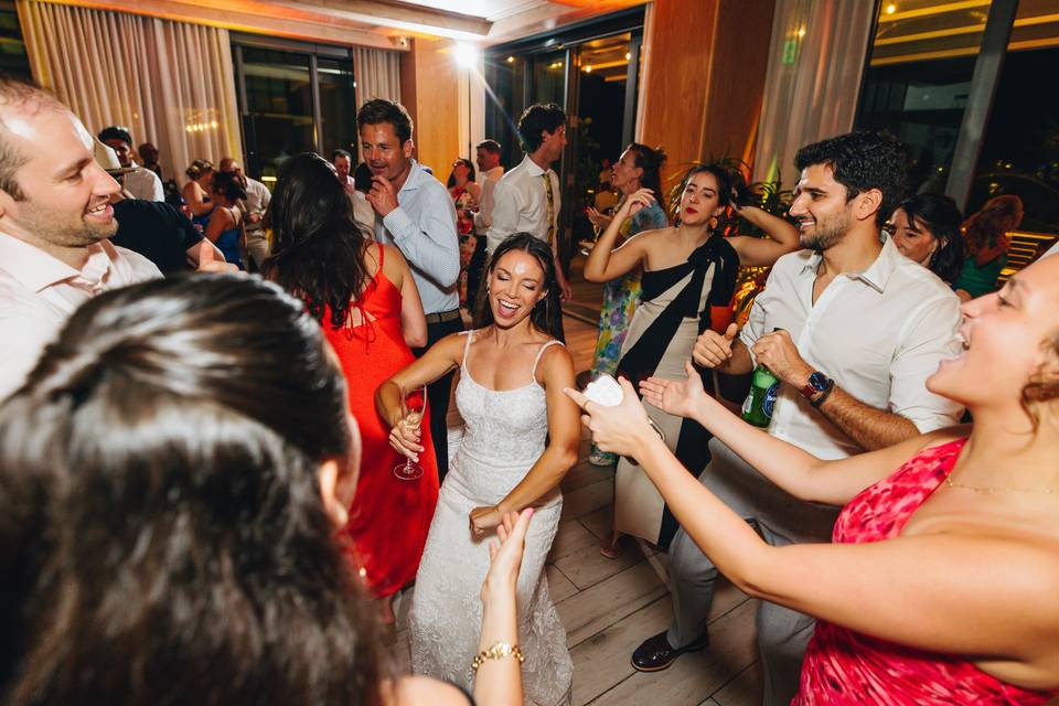 Getting down on the dancefloor