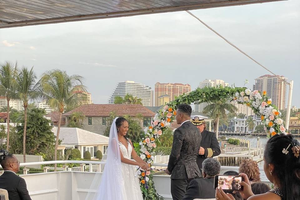 Boat wedding