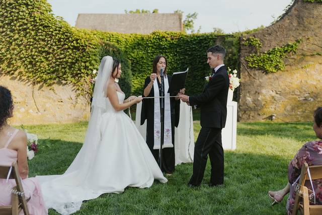 Tying the knot.