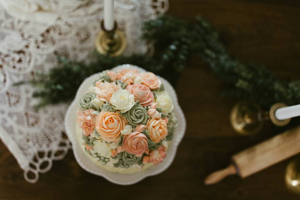 Gorgeous buttercream flowers