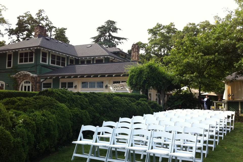 Outdoor wedding