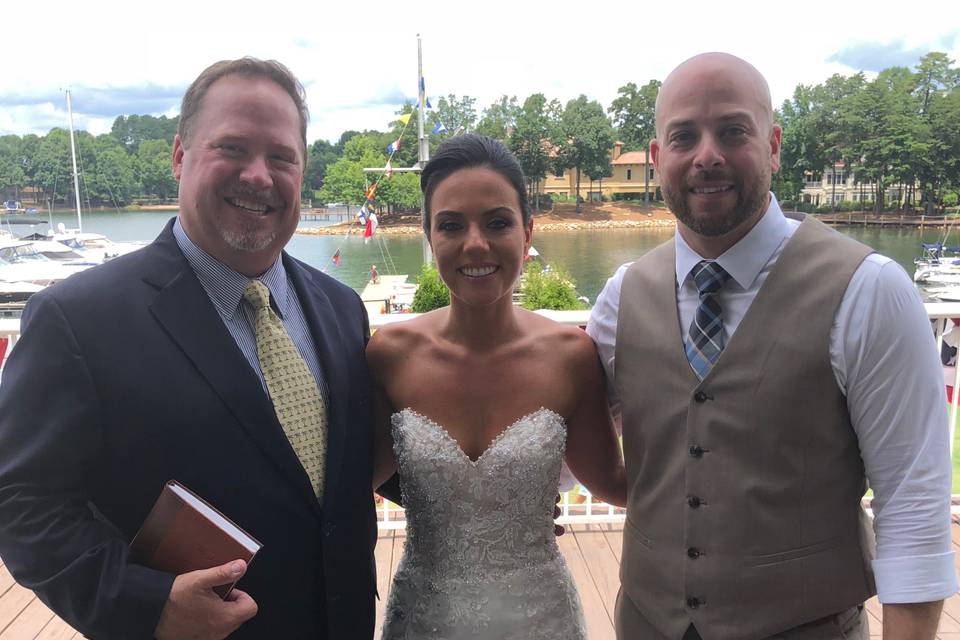 Private NFL beach wedding