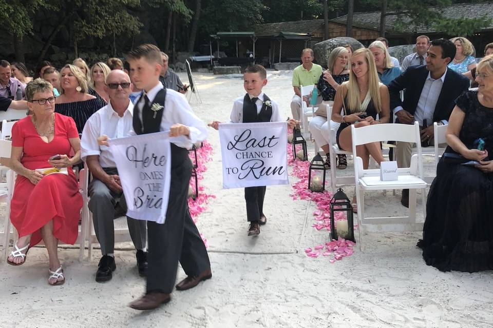 Fun Family Beach Wedding