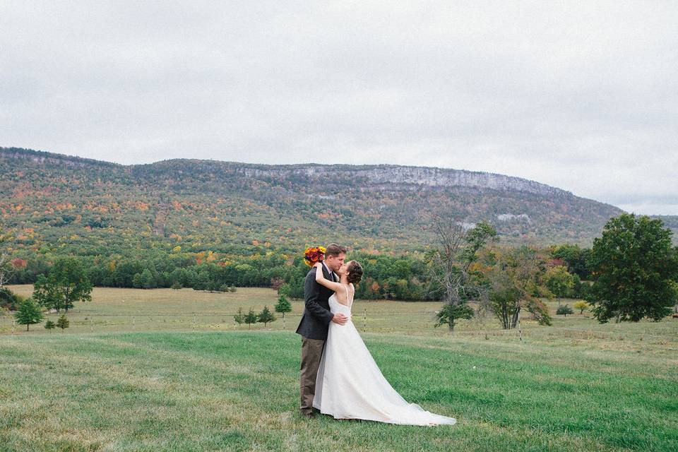 Couple kissing