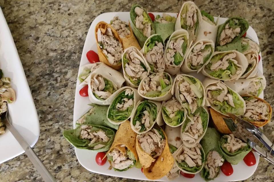 Chicken Caesar Wraps