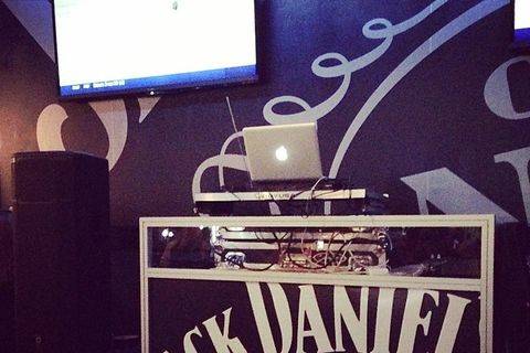 Jack Daniels event setup