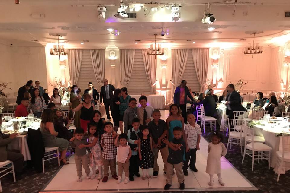 Kids on the dance floor