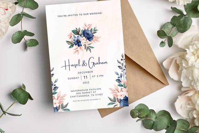 Hazel & Graham Invitations