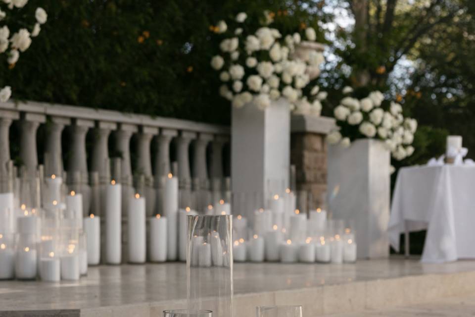Sand candles