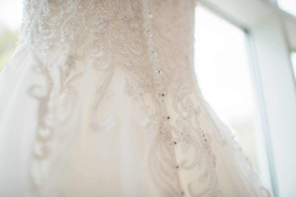 Bridal Gown Detail Shot