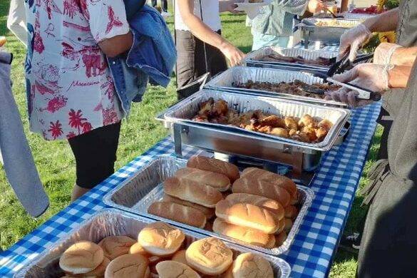Buffet-style catering