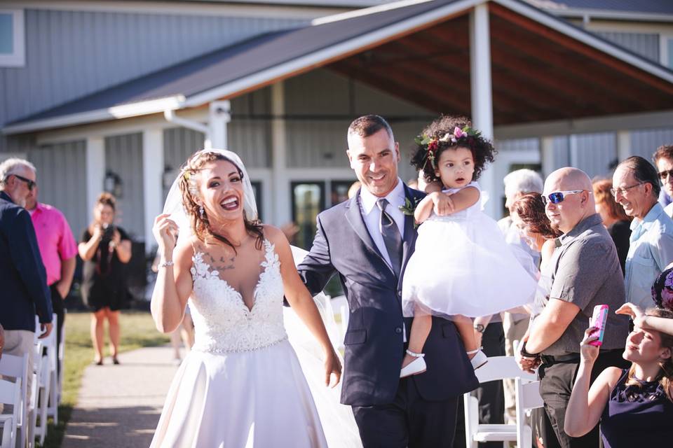 Walking down the aisle