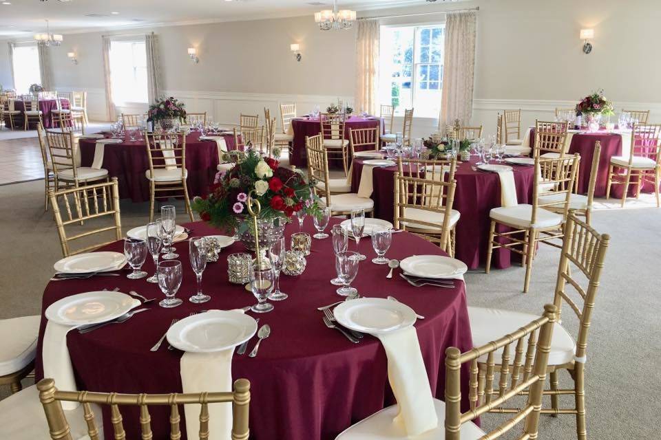 Teal with Gold Chiavari Chairs