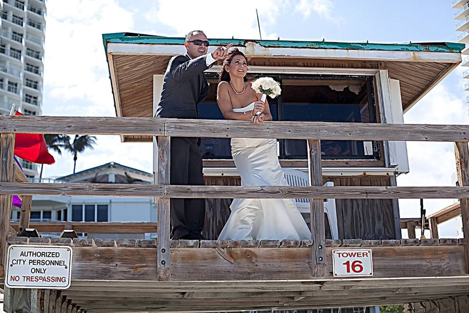 Bride and groom