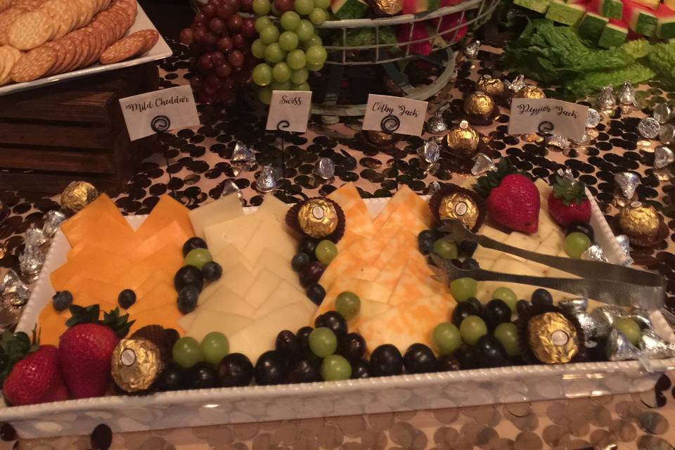 Cheese and fruit