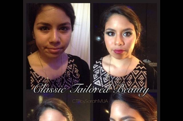 Classic Tailored Beauty Makeup by: Sarah