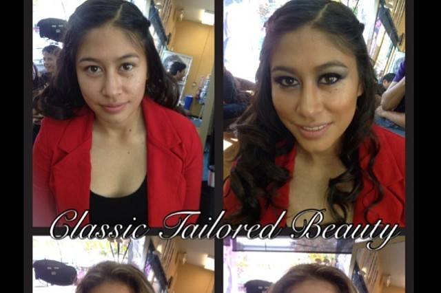 Classic Tailored Beauty Makeup by: Sarah