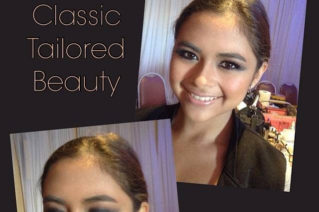 Classic Tailored Beauty Makeup by: Sarah