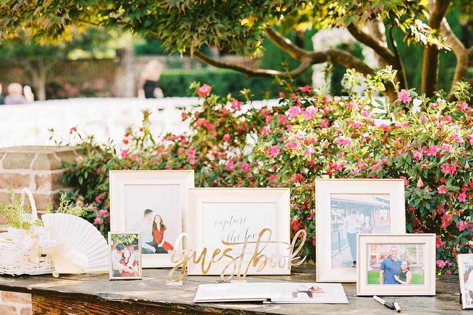 Guest Book Table