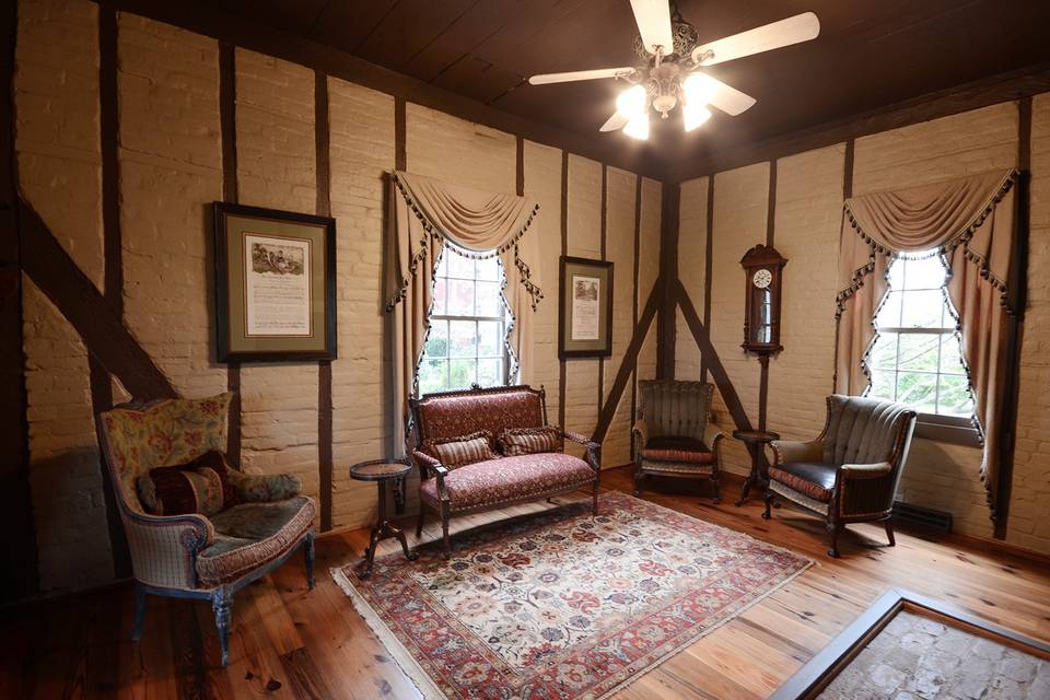 Bridal suite sitting area