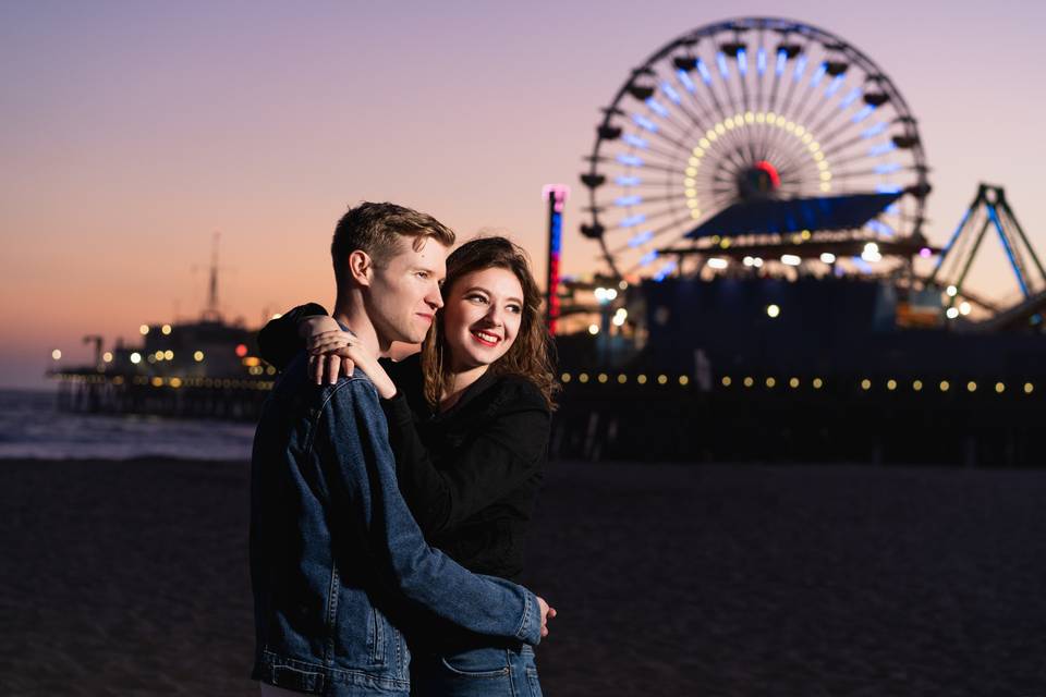 Santa Monica engagement