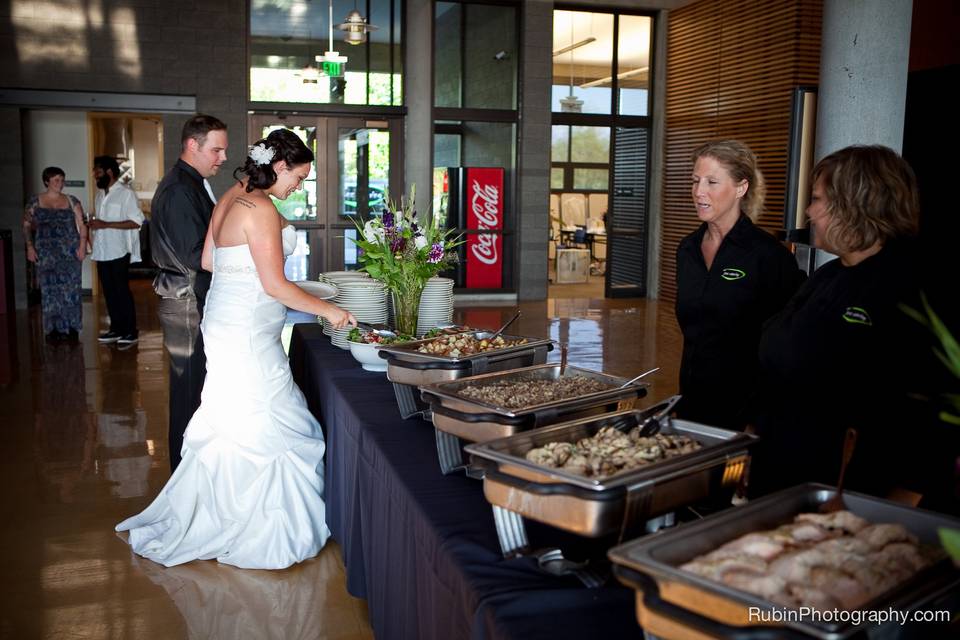 Catering setup