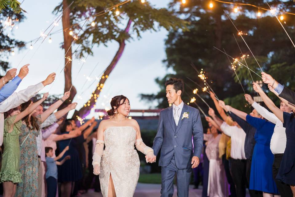 Sparkler send-off