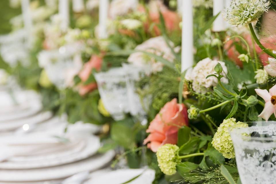 Reception place settings