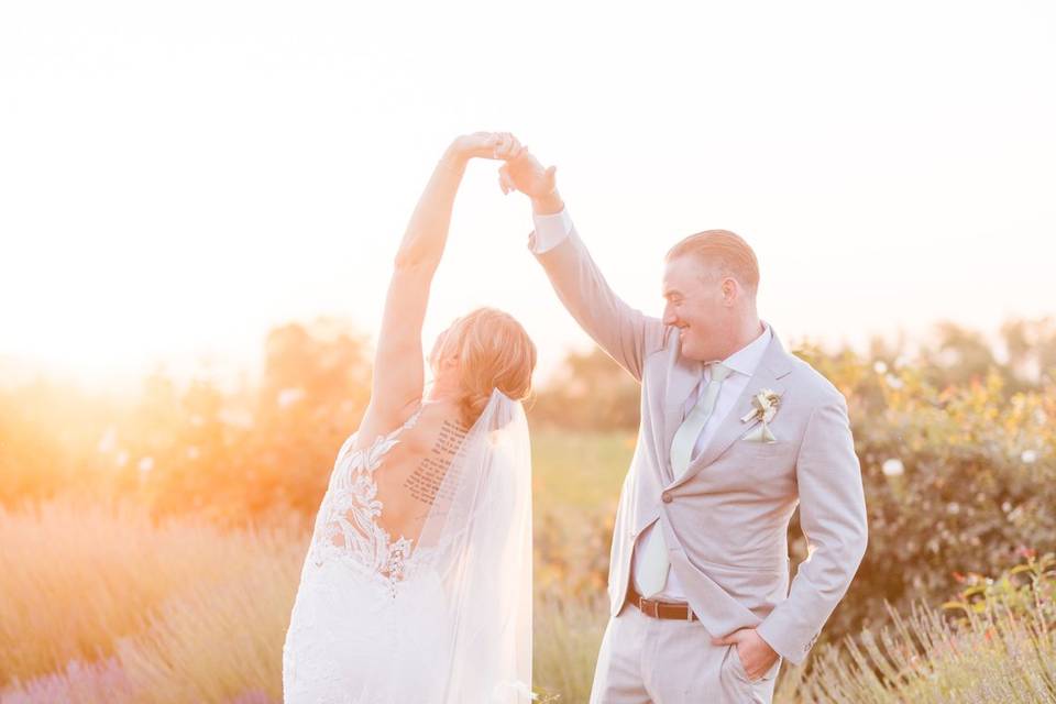 Together at golden hour