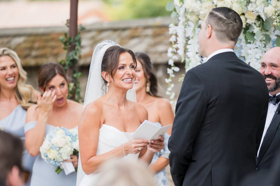 Saying the vows