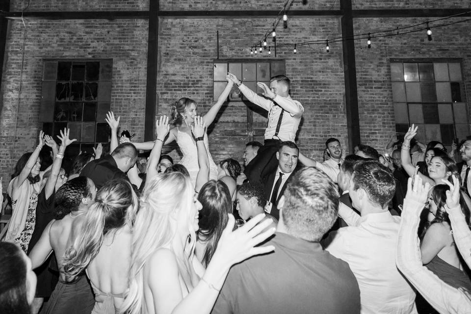 Dance floor celebration