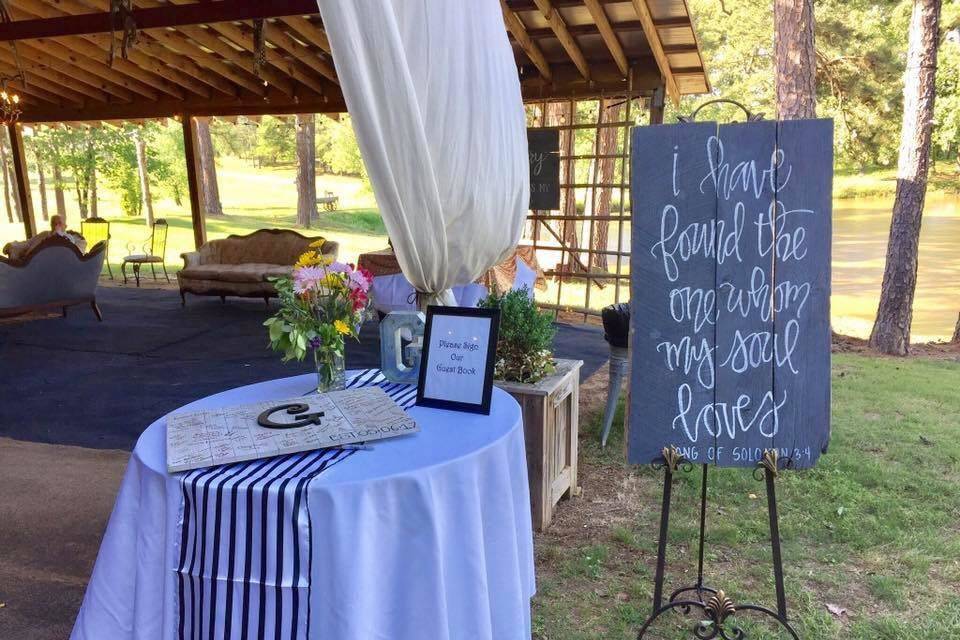 Wedding signage