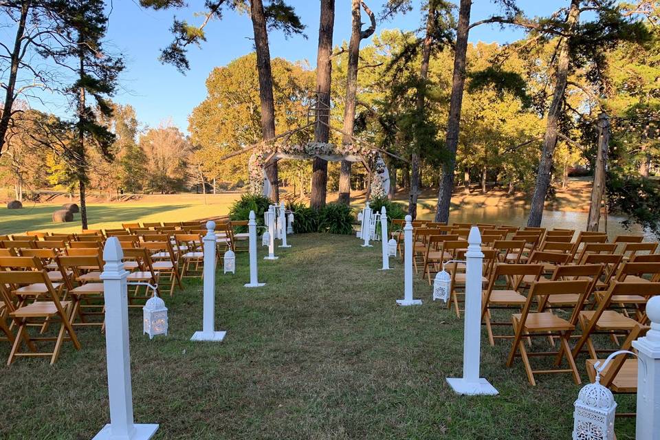 Evening ceremony site