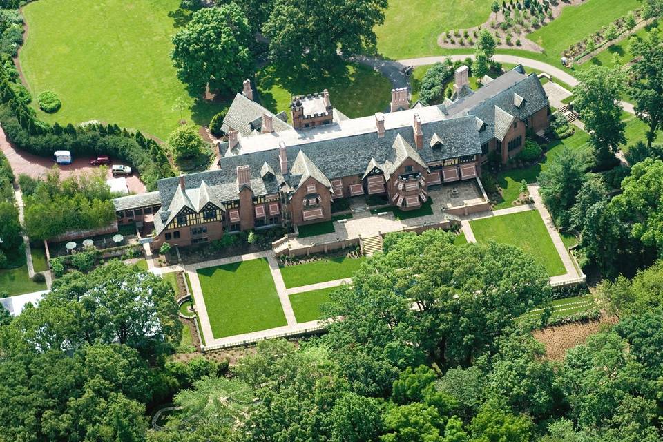 Aerial View of Stan Hywet