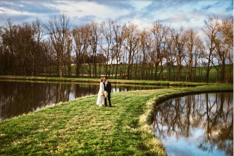 Lakeside wedding