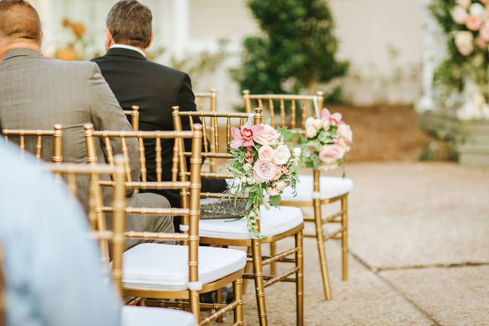 Ceremony set up