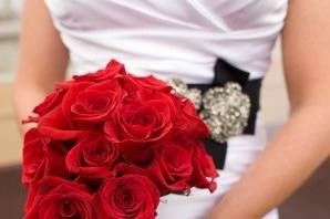 Red roses bouquet