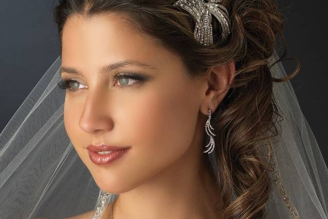 We offer tiaras and headpieces.