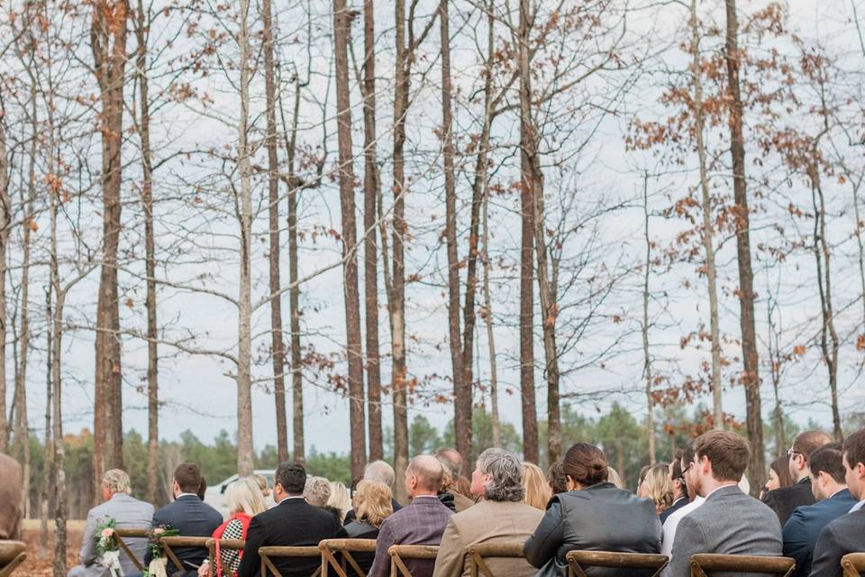 Wooded ceremony