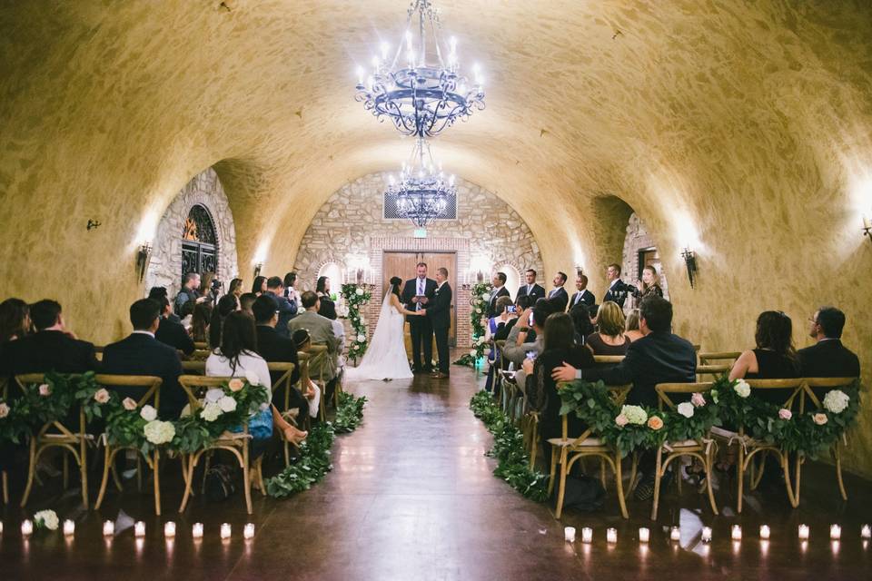 Indoor ceremony